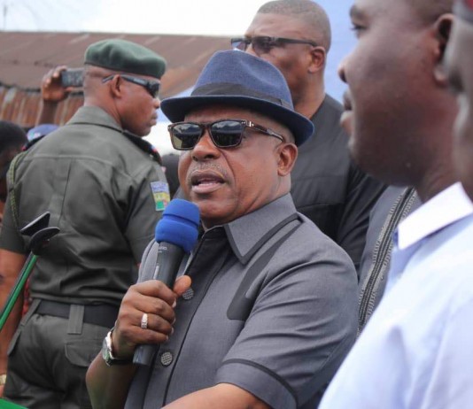 Photos: Secondus Receives APC Decampees, Commissioned road named after Patience Jonathan