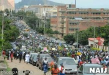 COMMERCIAL ACTIVITIES SHUT DOWN AS CATHOLIC FAITHFULS EMBARK ON PEACEFUL PROTEST