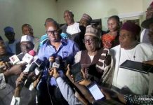 PDP Governors, Top Party Leaders, Storm DSS Office, Surrender Themselves For Immediate Arrest