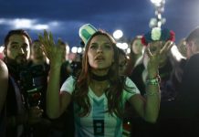 Argentine fans weep as World Cup dream fades