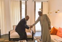 JUST IN: Akpabio meets Buhari in London as former Governor moves to dump PDP [PHOTOS