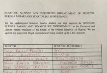 Over 49 senators append signatures against Saraki, Ekweremadu’s impeachment