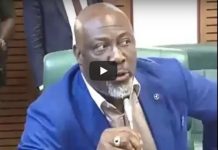 VIDEO: Dino Melaye Sings, Mocks Goodswill Akpabio, As Saraki Visits Akwa Ibom