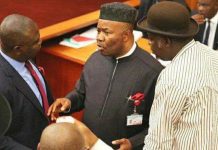Uproar In Senate As Saraki Refuses To Recognise Akpabio