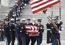 Bush to be buried after four-day tribute
