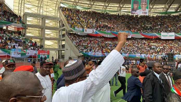 Photos, Video Of Mammoth Crowd At APC Uyo Rally - Naija Live Tv