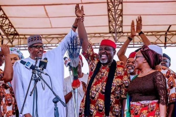 President Buhari and Gov. Rochas Okorocha