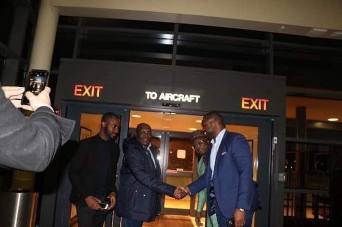 Atiku Abubakar Departs America during a short Visit