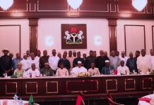 Buhari Hosts APC Governors, Guber Candidates In Abuja (PHOTOS)