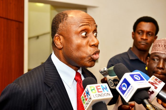 Pic 3 Minister of Transportation, Mr Chibuike Amaechi briefing State House Correspondnts after a meeting with President Muhammadu Buhari at the Presidential Villa in Abuja on Tuesday (2/1/18) 0015/2/1/2018/Callistus Ewelike/NAN