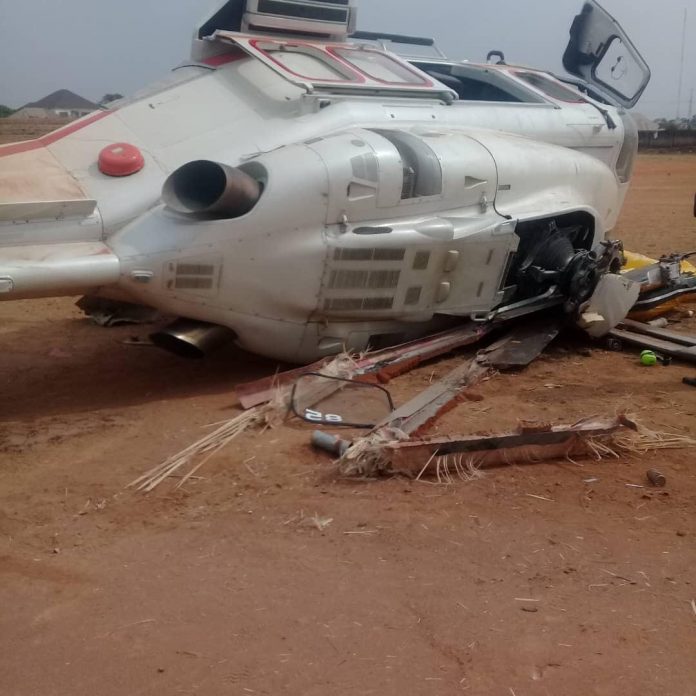 Live PHOTOS of Vice President Osinbajo Helicopter Crashed Site