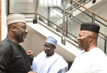 “Akpabio How Market” -Senator Dino Melaye Mocked Former Senate Minority’s leader