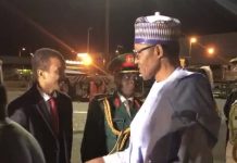 President Buhari arrives London for private visit