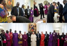 Photos: Pope Francis Kisses Feet Of Rival South Sudan Leaders