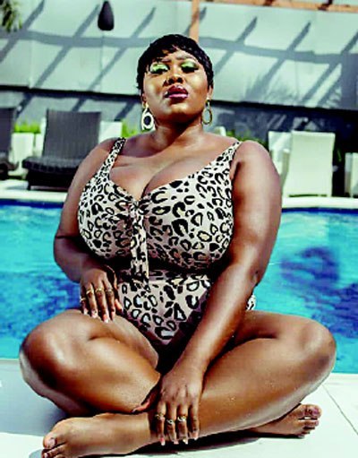 plus sized Nollywood actress, Monalisa Stephen,