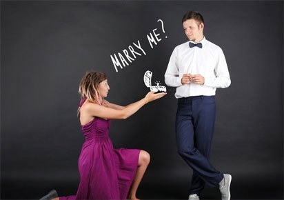 Nigerians react as women propose to men