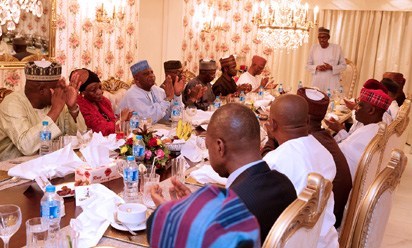 President Buhari hosts to Dinner APC Party Chieftains in State House