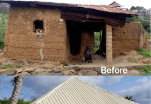 Kogi governor’s wife donates house to 82-year-old woman (See Photos) Before & After