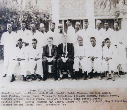 President Buhari’s 1961 class photograph divides aide’s Twitter followers