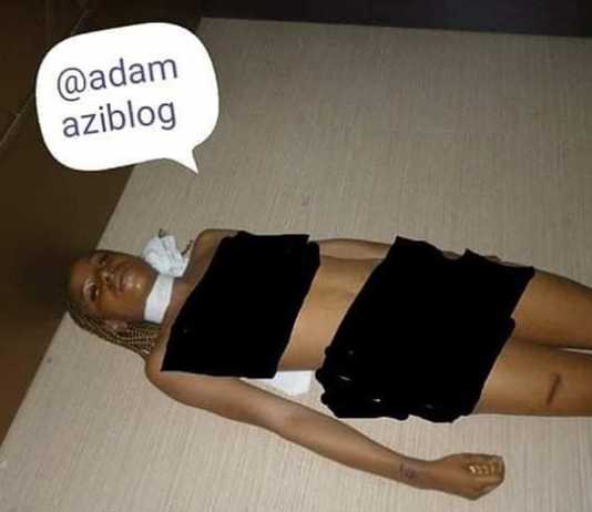 Viewers Discretion: Lady found dead under a hotel bed in Owerri