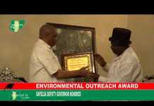 ENVIRONMENTAL OUTREACH AWARD: Bayelsa Deputy Governor Gboribiogha John Jonath Honored (VIDEO)