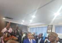 Dakuku Peterside hands over to Bashir Jamoh as DG NIMASA