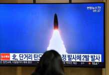 North Korea fires two ‘ballistic missiles’ into sea