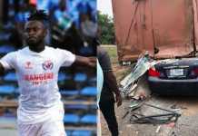 Rangers players in auto-crash, Ifeanyi George reportedly dead