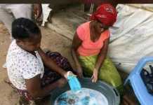 Photos of Women washing used face masks not in Nigeria but DRC – NCDC reacts