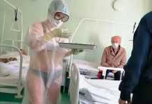 Russian Nurse Rebuked For Wearing Revealing Outfit While Treating Male COVID-19 Patients