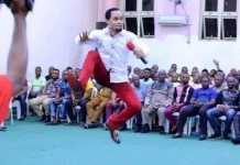 WATCH: Odumeje, the ‘Indaboski’, displays football skills