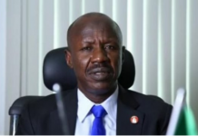 President Buhari suspends Magu as EFCC acting chairman