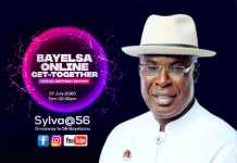 Friends of Sylva to mark Giveaways online party for his 56th Birthday Tuesday