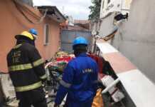 PHOTOS: Two dead as helicopter crashes into Lagos building