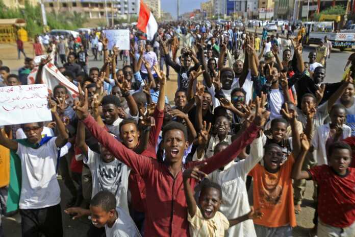 SUDAN-UNREST-DEMO