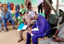 Drama As Taraba Commissioner Resumes Work Under Tree