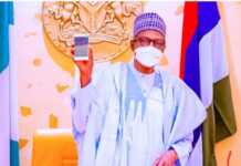 President Buhari receives made in Nigeria Cell Phone