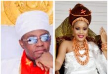 Jubilation As Oba of Benin’s Youngest Wife Delivers Quadruplets