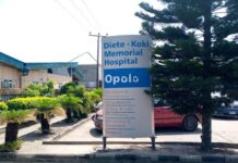 Unknown Gunmen Invades Diete Koiki Memorial Hospital, cart away valuables, cash in Bayelsa