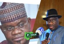 Gov. Yahaya Bello felicitates with Jonathan on his 64th birthday