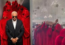 Pretty Mike Storms Lagos Event With Entourage Carrying Half Naked Man (Video/Pictures)
