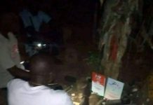 PHOTO OF THE DAY: PDP Aspirant goes spiritual, tenders nominations form in a shrine