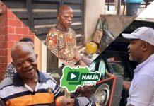 PHOTOS: Israel virgin-seeking Homeless Nollywood Actor, Aguba returns to hometown