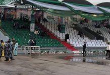 Presidential Inauguration: Tight Security Amid Light Showers at Eagle Square