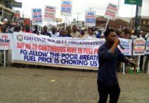 ‘Let the Poor Breathe’ – Protesters Storm Edo over Fuel Subsidy Removal