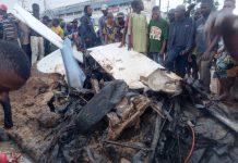 PHOTOS: Chopper crashes in Lagos