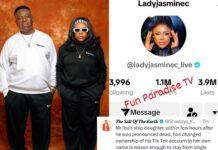 Mr Ibu’s adopted daughter, Jasmine renames actor’s Tiktok account