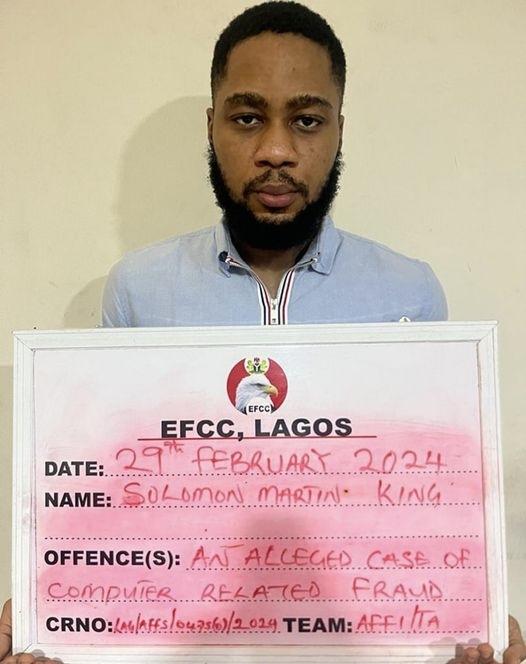 Mr. Solomon Martins sentenced to one year imprisonment over online romance scam and Impersonation in Lagos