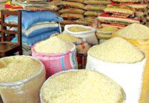 ‘Price Of Rice Drops Again, 50KG Bag May Sell For ₦30,000 Soon’ Market Food Items in a popular food market in Ibadan