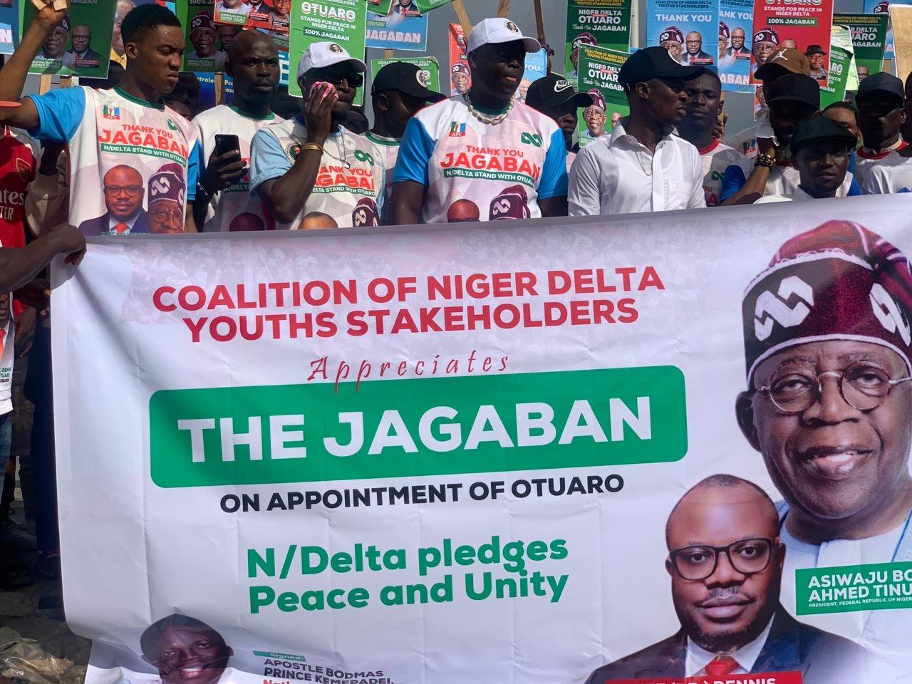 Solidarity rally by the Coalition of Niger Youths stakeholders in Honor of Dennis Otuaro